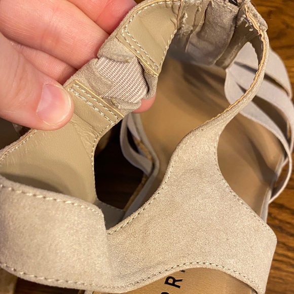 Torrid Beige Strappy Sandals with Front Zipper size 13 - Picture 6 of 11